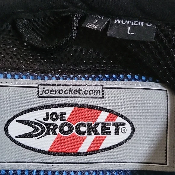 Joe Rocket Womens Large Black and Gray Motorcycle Jacket - Picture 2 of 3